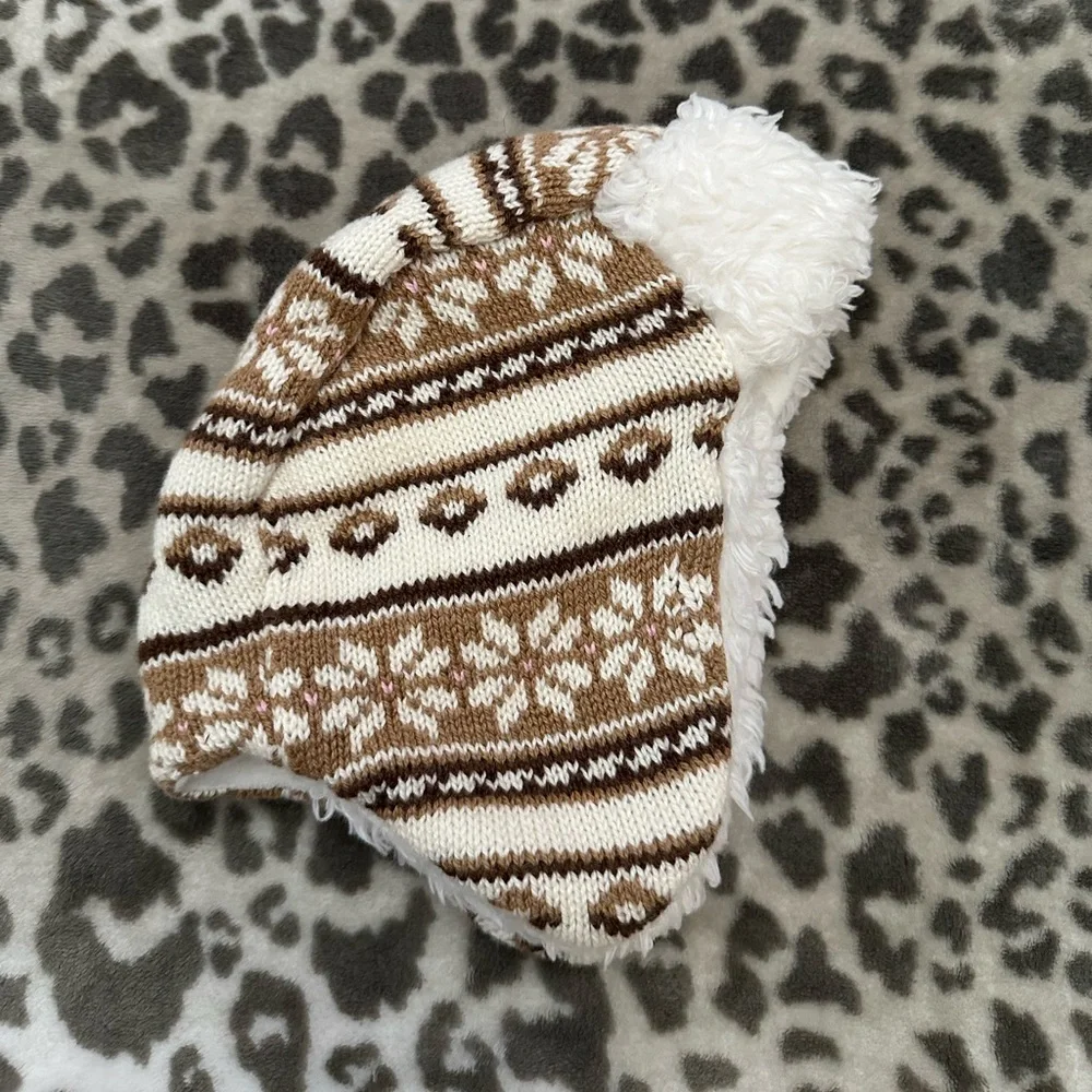 babyGap Wool & Fleece Trapper Hat in Tan Size Toddler XS S 12-24 months